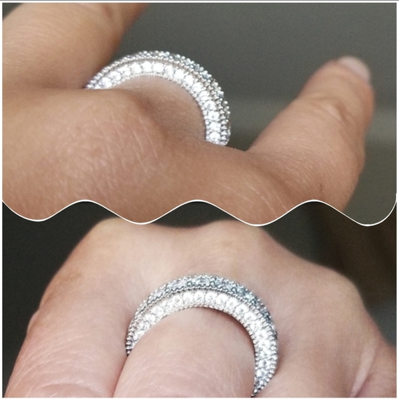 💎NEW💎 925 STERLING SILVER ETERNITY BAND - Picture 5 of 9
